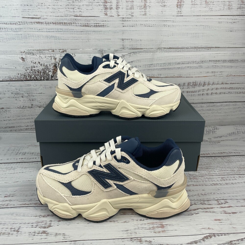 New Balance 9060 Lace Youth Kids US 4 Sneakers Blue Beige